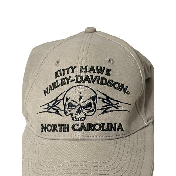 Harley Davidson beige Kitty Hawk ball cap - Picture 2 of 8